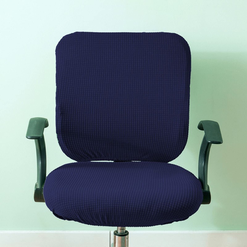 Fenteer Stretch Office Covers Seat Cover Slipcover Desk Seat Cushion