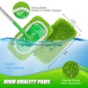 Set of 4 Reusable Microfiber Mop Pads Compatible with Swiffer