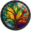 Artinhand 12 Pack Stained Glass Tree of Life Cabinet Knobs