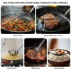 304 Stainless Steel Kitchen Utensil Set - 9pcs Cooking Utensils,