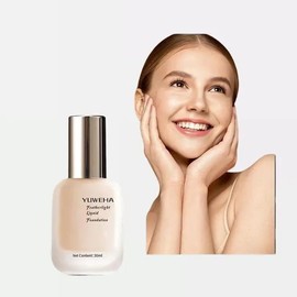 (clearance sale) YUWEHA-Liquid Foundation for a Flawless, Makeup Concealer foundation milani  foundation Cosmetic Long-Lasting Oil-Control Foundation:_#02 Brightwhi te