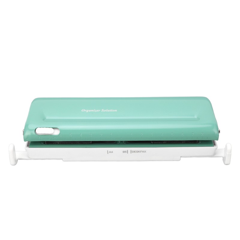 6 Hole Paper Puncher Spacing Adjustable Planner Hole Puncher for