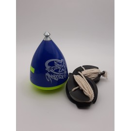 trompos space SXAZCUER Saturn XT Gerardo Montero y Javi De María Spinning Top, Blue, Mediano