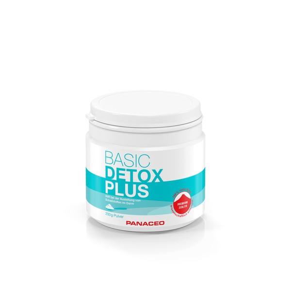 Panaceo Basic Detox Plus: Vegan Medical Device for Detoxification of the Intestine, Powder, 2 Week Treatment, 200 g