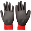 Portwest Red - PU Glove, Size: L, Colour: Red/Black, A641R8RL