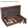ELONGDI 15" Wooden Chess Set with Magnetic Pieces - Extra