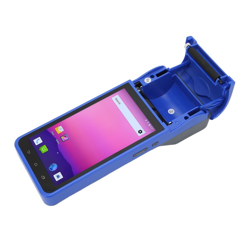 Handheld POS Machine 1280 X 720 HD Screen Thermal Printing