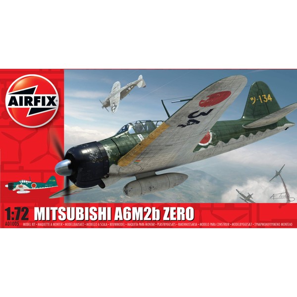 Airfix A01005 Mitsubishi Zero 1:72 Scale Series 1 Plastic Model Kit