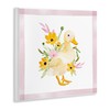 Stupell Industries Duck & Yellow Daisies Wall Plaque Art Design