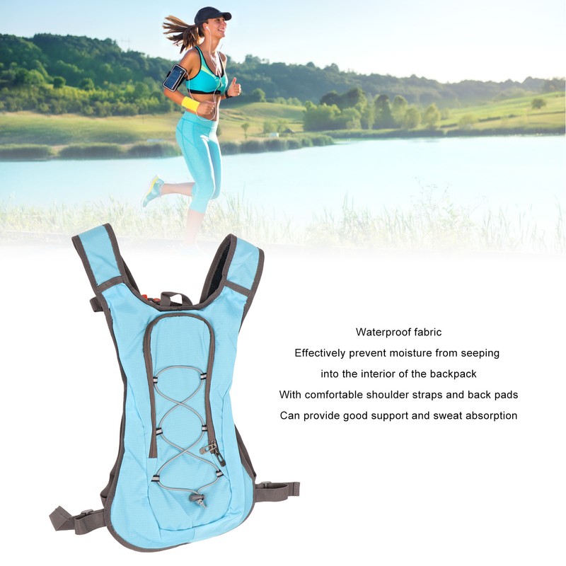 Hydration Backpack Breathable Waterproof Hydration Vest with 2L Water Bladder