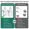 Pack of 2 1/2 Inch Automatic Float Valve Water Level