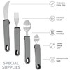 Easy Grip Cutlery Set, Cutlery for Disabled Hands, Disability Ideal
