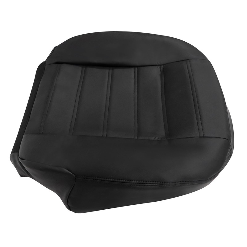 NLQR Driver and Passenger Bottom Replacement Seat Covers Microfiber Leather