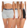 wirarpa Women's Cotton Boxer Briefs Underwear Boy Shorts 3" Inseam