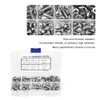 140pcs #10-32 304 Stainless Steel PH Pan Head Screws Kit