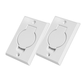 VPC Central Vacuum Standard White Inlet Valves - Designed for All Central Vacuums - Beam, CanaVac. Vacuflo, Husky, DuoVac and More (2)