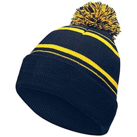 Holloway Sportswear Homecoming Beanie OS Navy/Light Gold