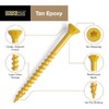 Deck Plus 48418 - Tornillos para madera #10 x 3