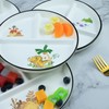 1 PCS Ceramic Dinosaur Portion Control Plate Divided Dish for