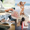 48 Piezas Uñas Press On,Uñas Postizas De Cortas Largas De