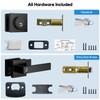 Exterior Door Handle and Deadbolt Set, 1 Pack, 6 Same
