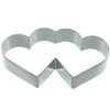 Kitchen Craft KC3514 Metal Cookie Cutter-Large 11.5cm Double Heart Design,