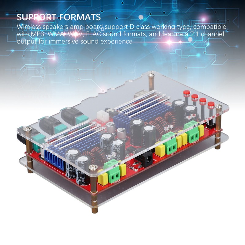 Subwoofer Amp Board 60W+60W+100W 2.1 Channel TPA3116 Chip Bluetooth AUX