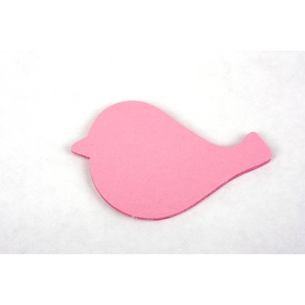 Pink Paper Bird Cut Outs (30 count)