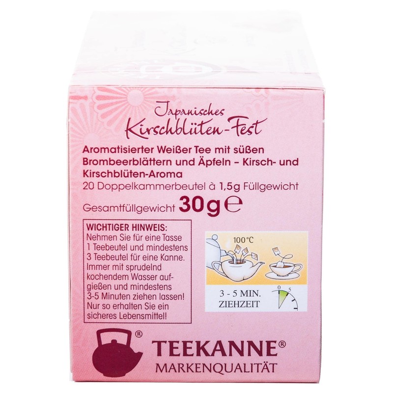 Teekanne Japanese Cherry Blossom Tea 20 Bags (6er Pack)