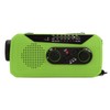 Emergency Radio Hand Power Generation Solar Radio with LED Flashlight