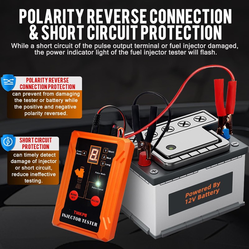 THIKPO Universal Fuel Injector Tester and Cleaner Tool Kit, DIY