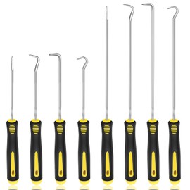 Aleric - Juego de 8 herramientas de selección y gancho, herramienta de selección automotriz de precisión para sello de aceite de automóvil, juego de púas mecánico, juego de herramientas de púas para