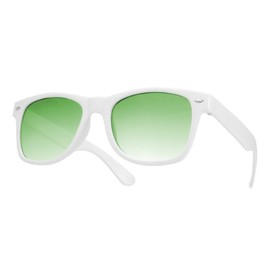 4sold Mens Ladies Mens Womens Classic Sunglasses Shades Vintage Retro (White Green)