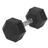Hex Rubber 5Lb Each Dumbbell (1 Dumbbell)
