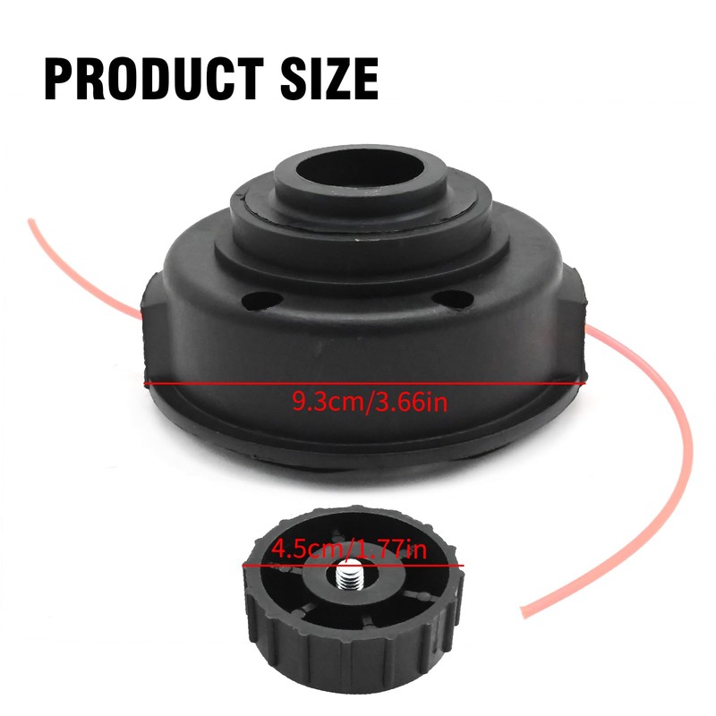 JUUDDENPARTS Mower Trimmer Head, Strimmer Bump Feed Line Spool Replacement