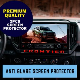 Artemis Shields 2025 Nissan Frontier 12.3 inch Designed For Infotainment Multimedia Navigation Touchscreen Display Anti Glare Anti Fingerprint Matte Clear Premium Protection 2 Pack From