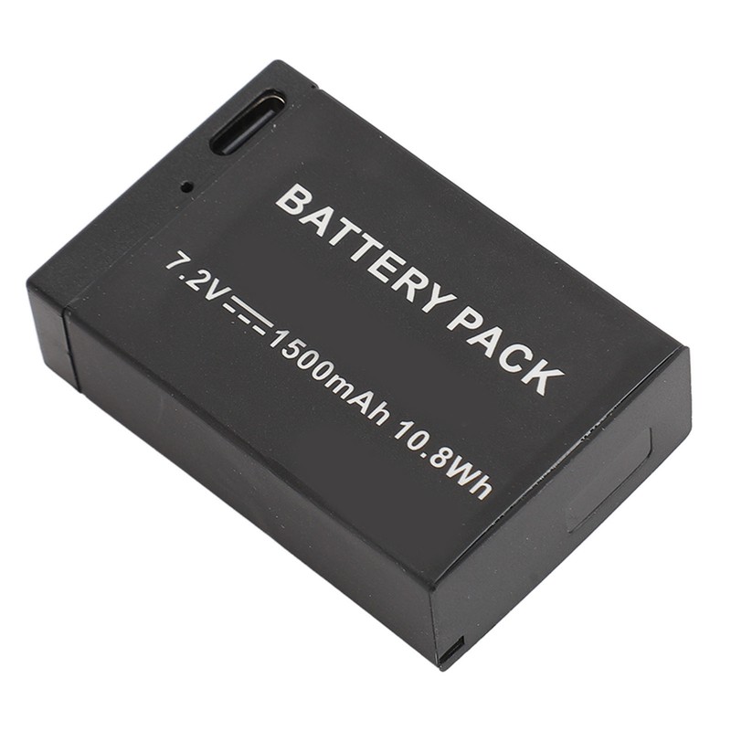 LP‑E17 Battery Pack 7.2V 1500mah Fast Charging Usb C Camera
