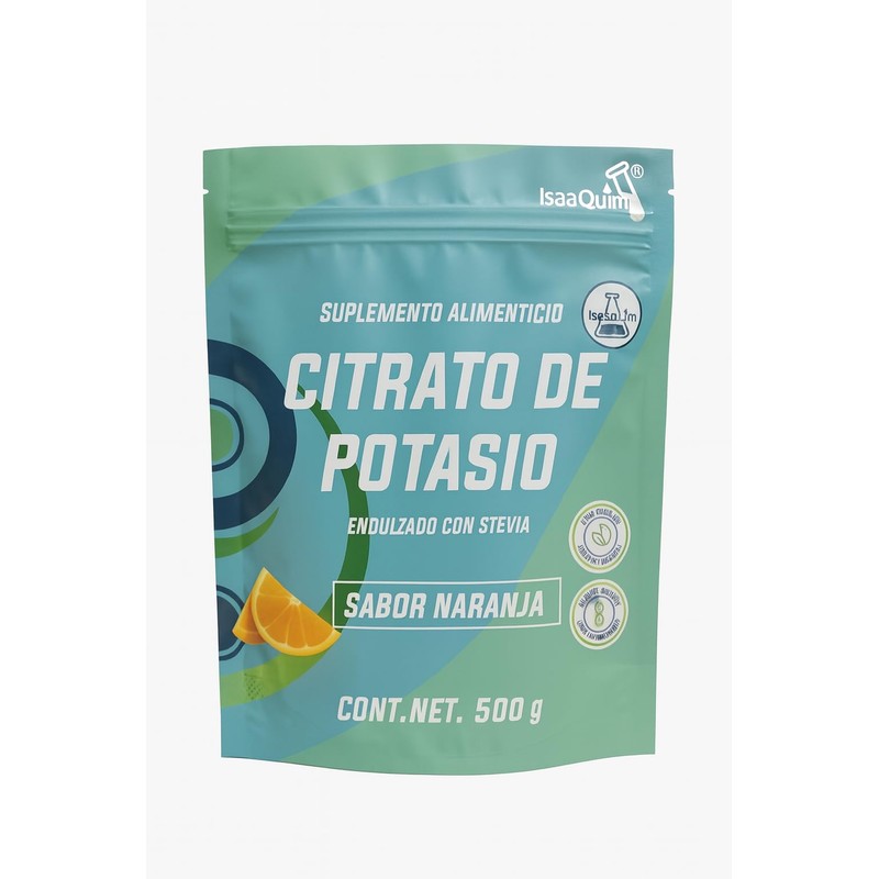 Citrato de Potasio con sabor naranja 500 gr