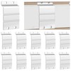 Zonon 10 Pack Slatwall Metal Plate Mount Backplate Mounting Adapter