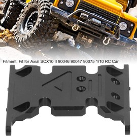 RC Gearbox Mount, 1:10 Scale RC Crawler Gearbox Mount RC Transmission Holder Accessory Fit for Axial SCX10 II 90046 90047 90075(Black) Car Model Accessories