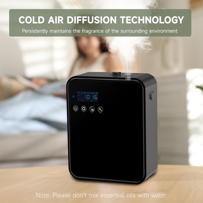 Waterless Essential Oil Diffuser for Home, Hotel Collection Diffuser, 2500