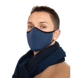 Relaxsan UNIMA [Garda Blue] – Courtesy fresh and light fabric face band with silver X-Static and Dryarn fibres - washable reusable