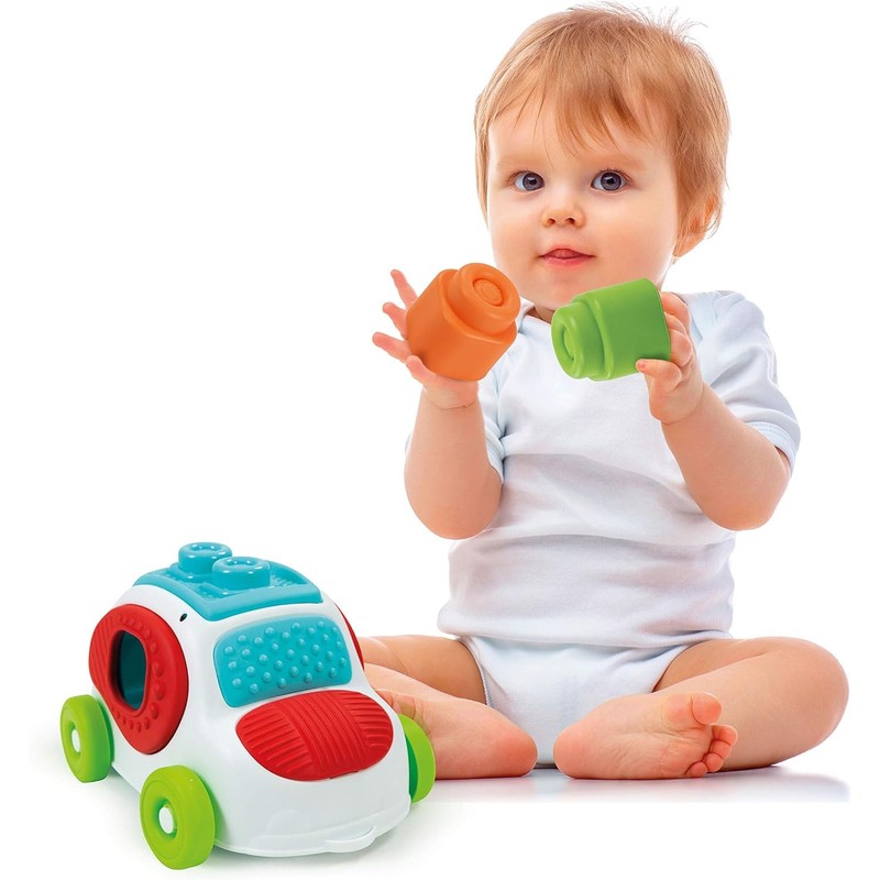 Clementoni 17315 Soft Clemmy Sensory Car for Babies and Toddlers,