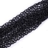 ILOVEDIY Open Link Jet Black Plated Cable Chains For Jewellery