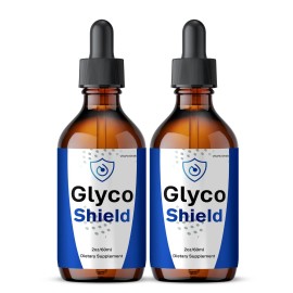 Glyco Shield All Natural Supplement, Max Strength , GlycoShield Drops (2 Pack)