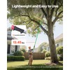 VEVOR Manual Pole Saw, 3.87-27 ft Extendable Pole Tree Pruner,