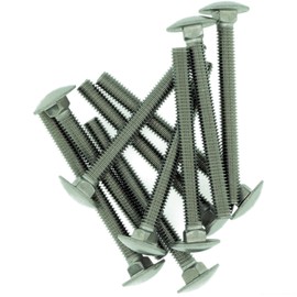 M10 (10mm x 50mm) Cup Square Carriage Bolt (Fully Threaded) - Stainless Steel (A2) (Pack of 10)