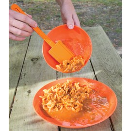 ust KLIPP Serving Set with a Spork and Spatula with a BPA Free, Dishwasher Safe Construction for Cooking, Camping, Hiking and Outdoor Survival, Orange, One Size (20-12407)