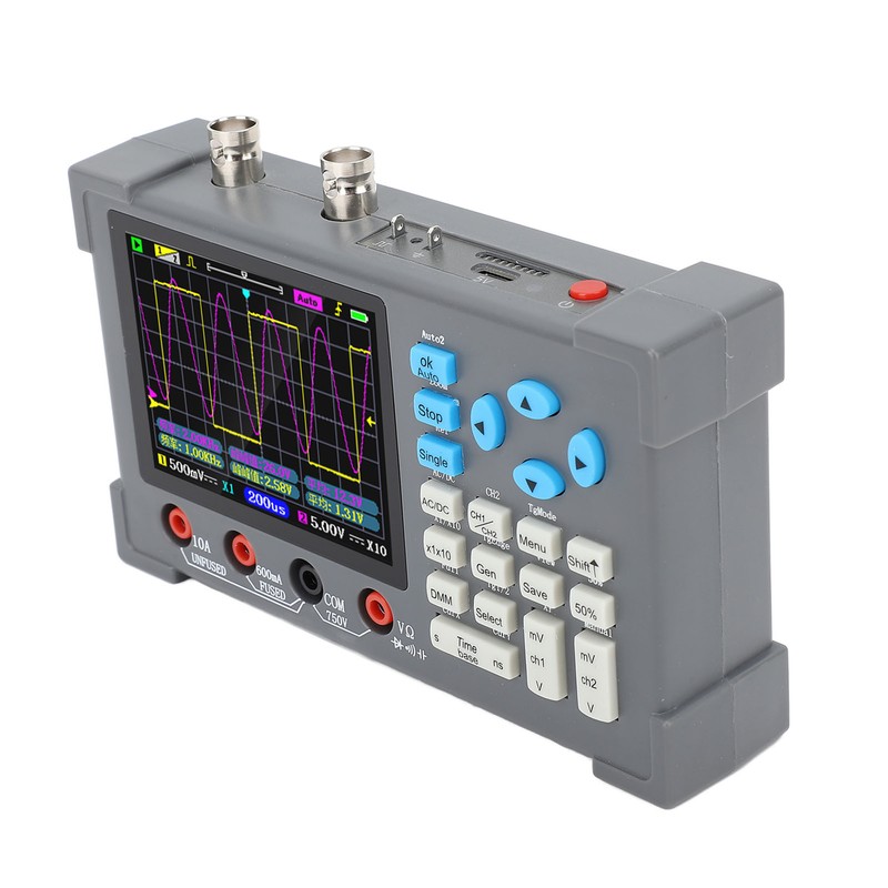 Digital Multimeter 2 Channels 120Mhz Bandwidth 250MSa/s Sampling Rate 500M