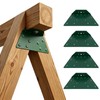 SIWOOD Reinforced A-Frame Bracket Connector, Heavy Duty Steel with Strength